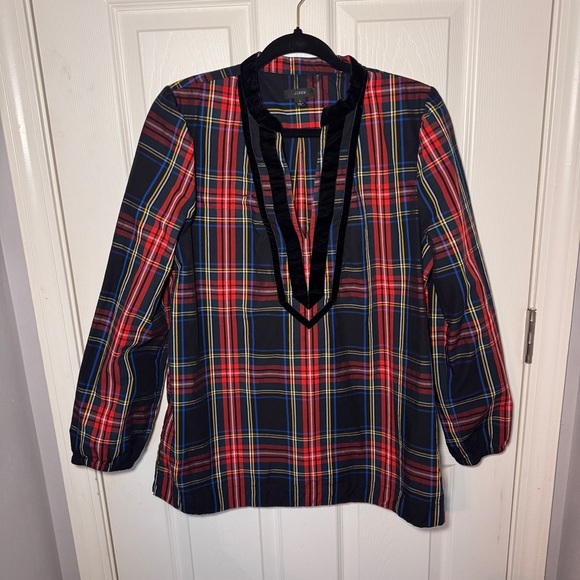 J. Crew Plaid Tunic - Picture 1 of 16